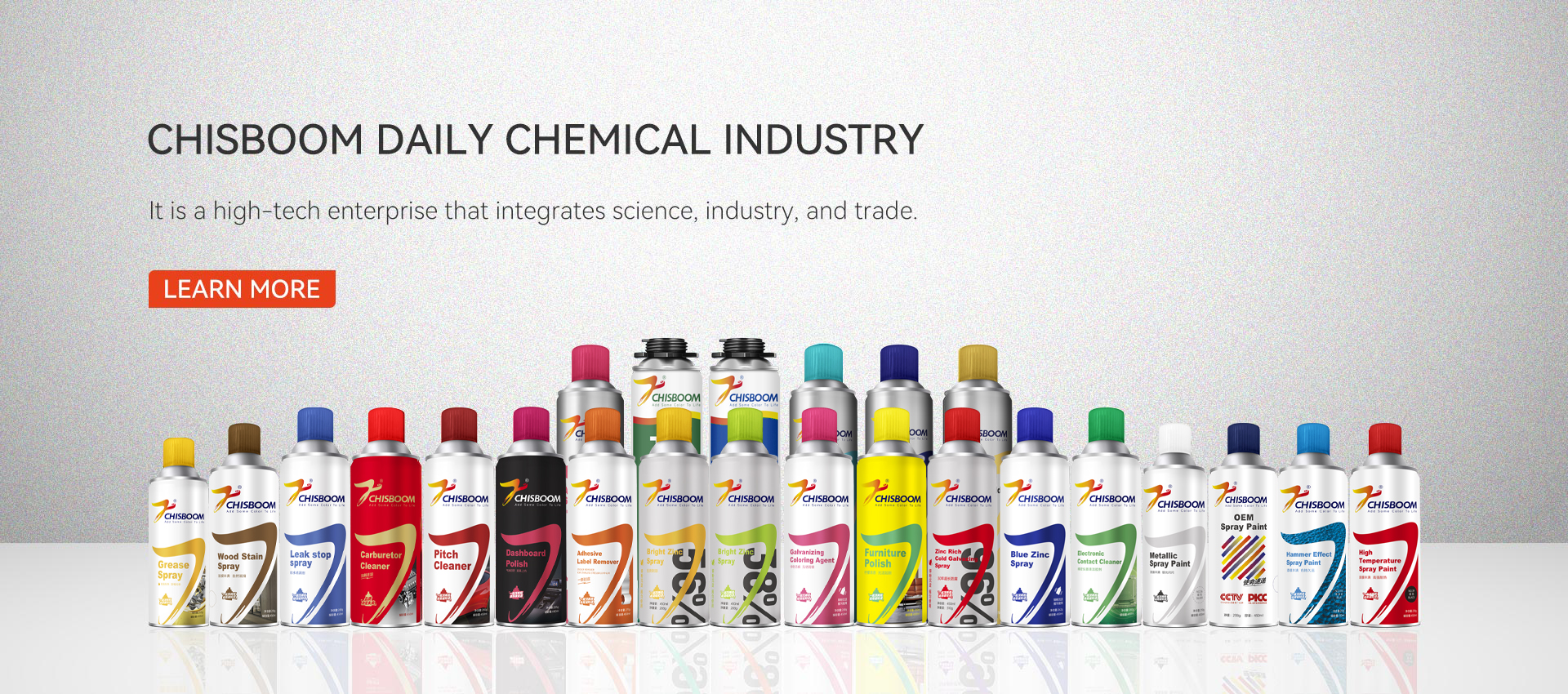 Confie aerossol Spray Pintura Fabricante Chisboom